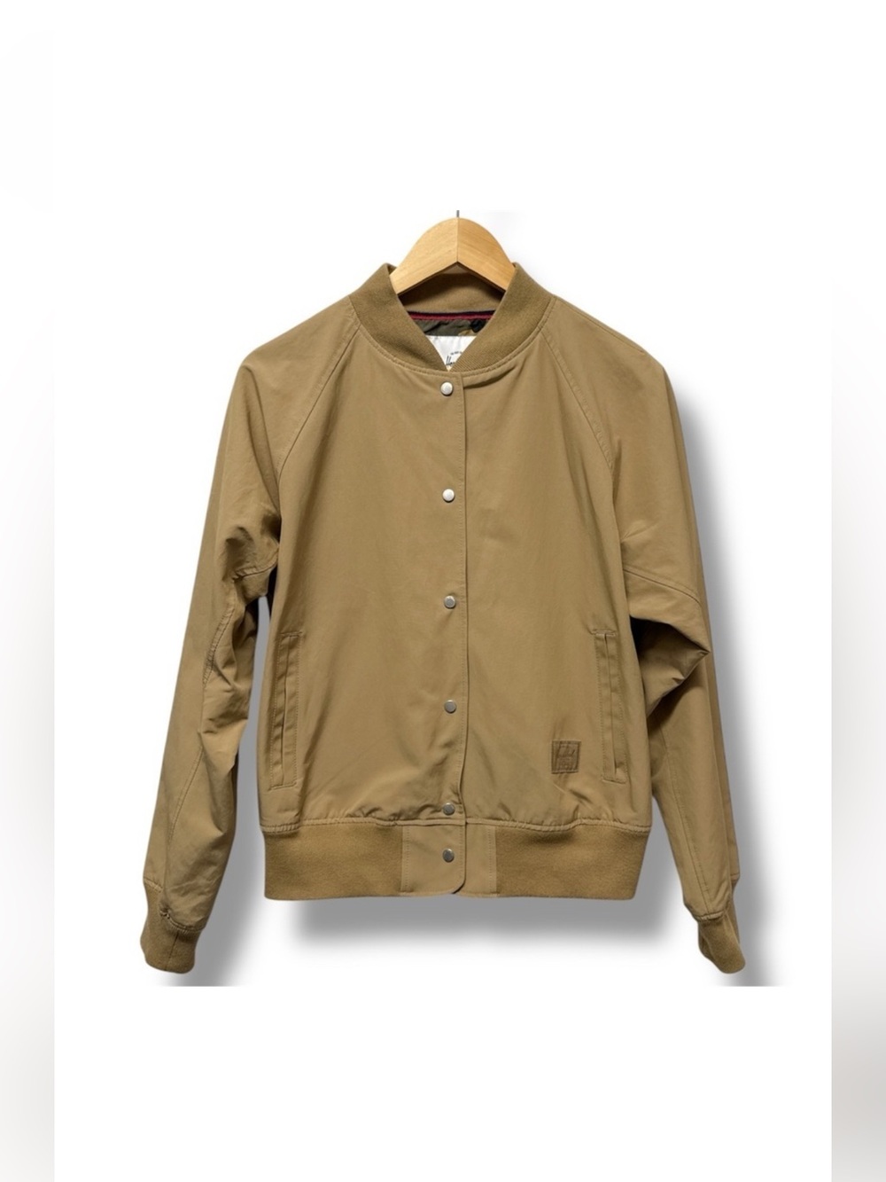 Herschel Women’s Varsity Bomber Jacket Tan Size M